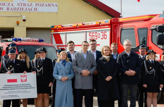 {Jednostka OSP w Radziejach zyska nową siedzibę.}