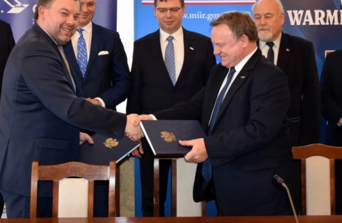 {Podpisano umowę na modernizacji linii kolejowej Szczytno – Ełk.}